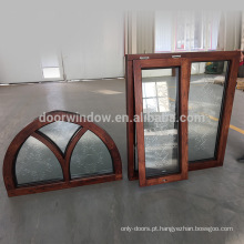 caixilharia de janela com vidro esculpido Barata caixilharia de madeira de carvalho para venda